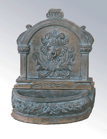 Romana Table Top Cast Stone Outdoor Garden Fountain With Spout Fountain Tuscan